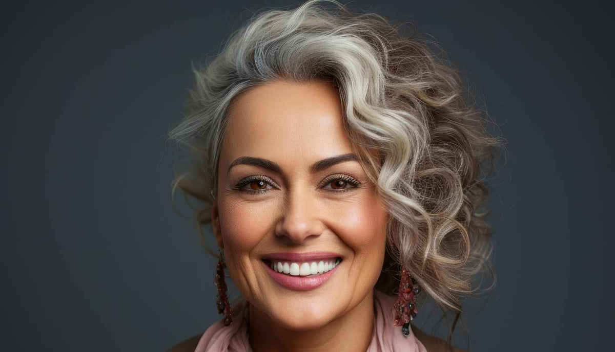 Embracing Gray Curly Hair: My Journey in My Fifties - curlylife