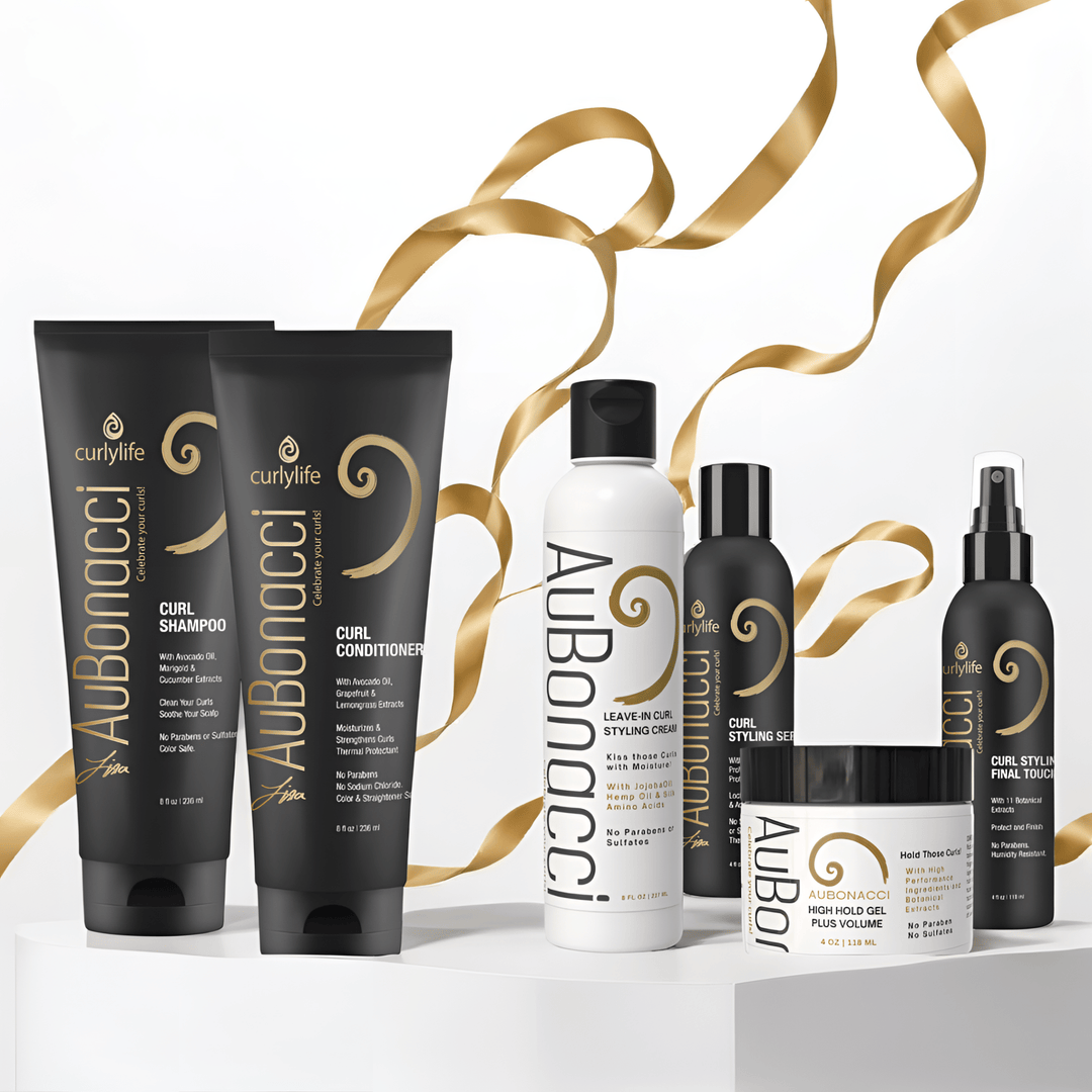 AuBonacci 6 Piece Curl Collection: Care Plus Style! - Curly Life Company