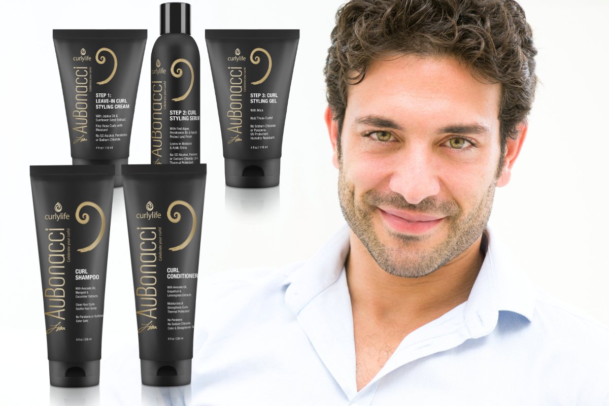Men's special selection of the AuBonacci Collection for Curls that Last and definition that will amaze - curlylife