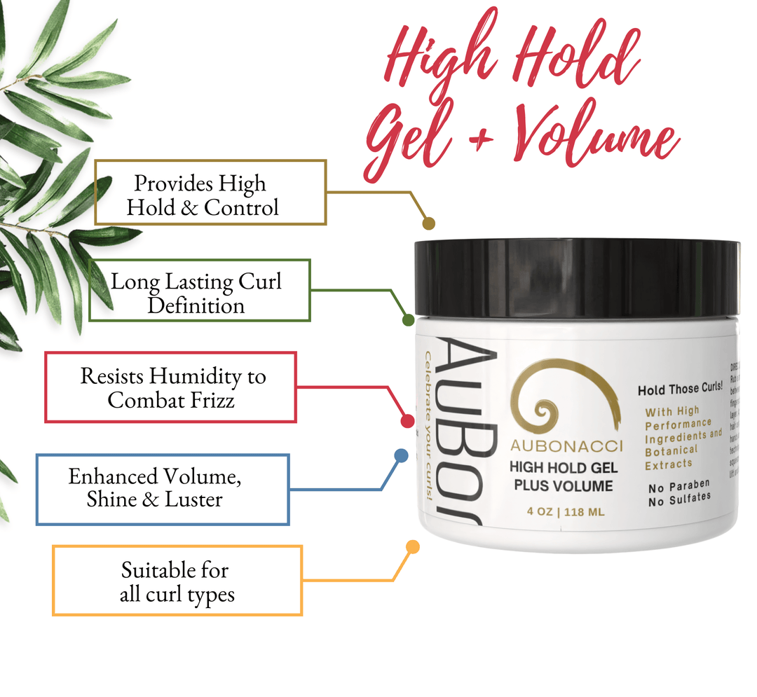 AuBonacci High Hold Gel PLUS Volume for Lasting Definition - Curly Life Company