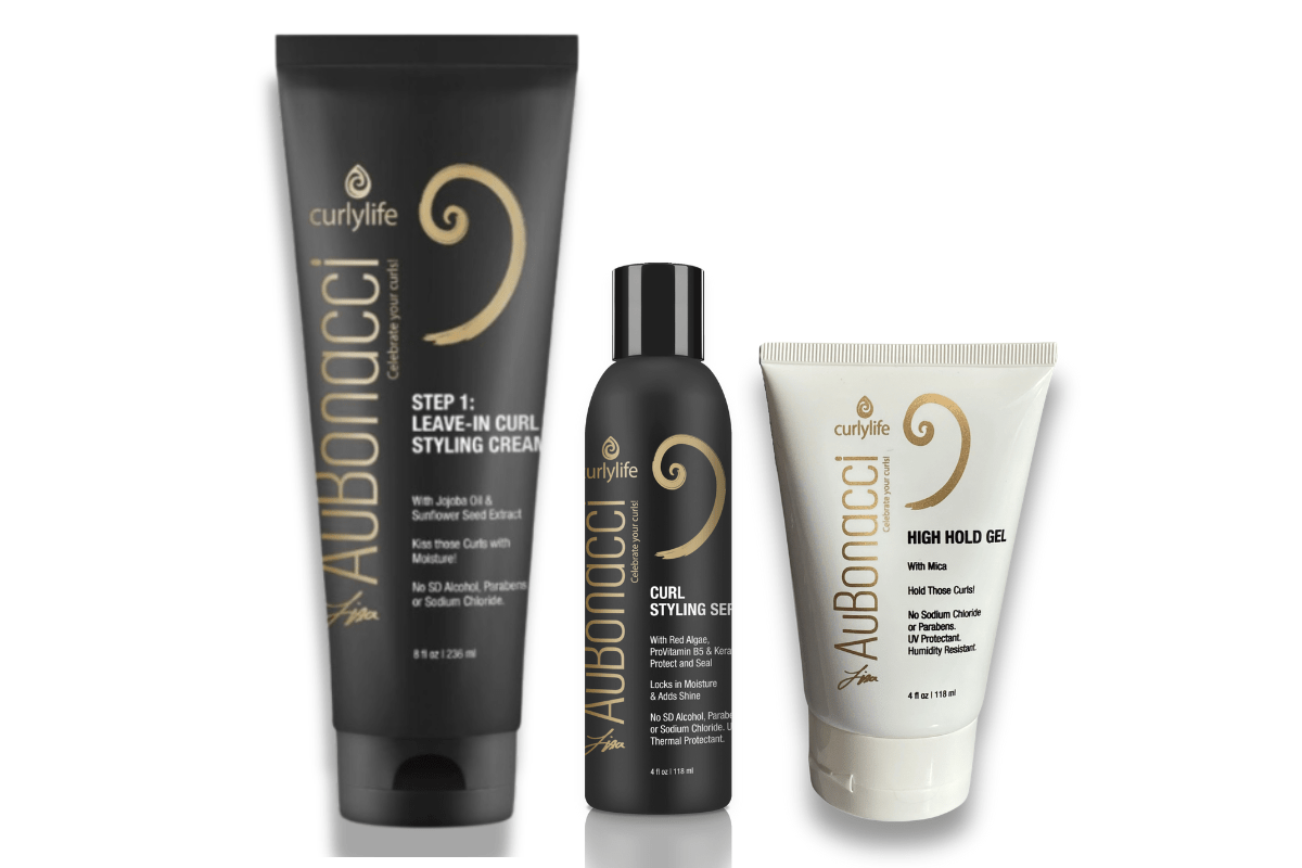 AuBonacci Mens Style Kit - Now Featuring our 8oz Leave In Cream - Curly Life Company