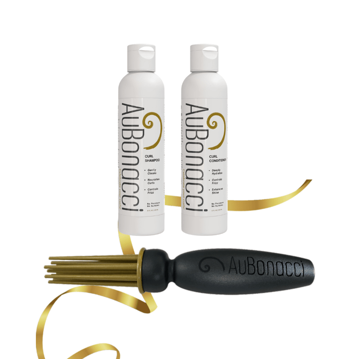 Black AuBonacci Styler + Curl Care Set - Curly Life Company
