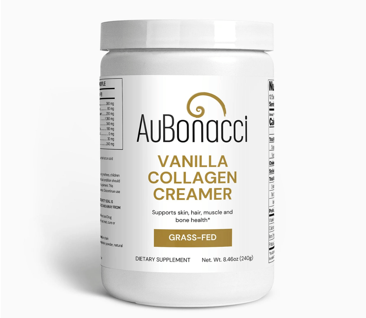 Grass - Fed Collagen Creamer (Vanilla) - Curly Life Company