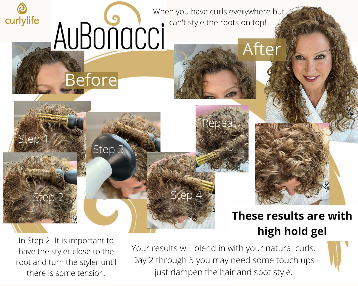 AuBonacci Step by Step how to meme for Curly Hair