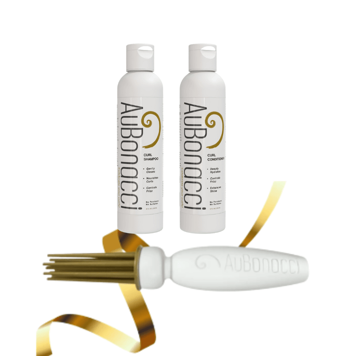White AuBonacci Styler + Curl Care Set - Curly Life Company