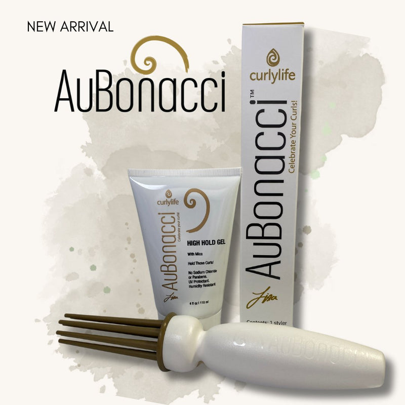 White AuBonacci Styler plus High Hold Gel - curlylife