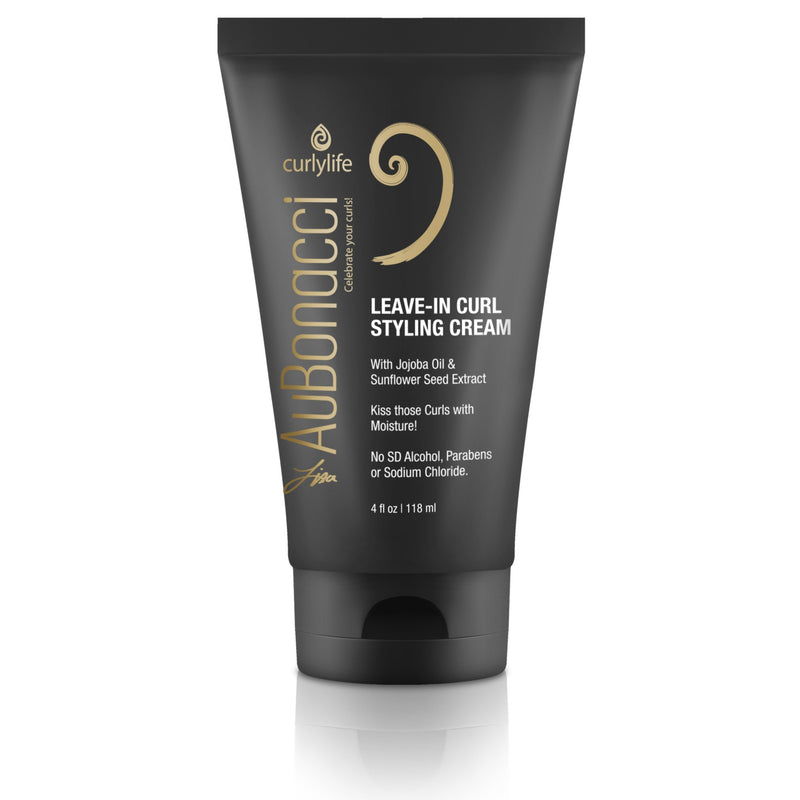 AuBonacci Leave-in Curl Styling Cream 4oz - Kiss those Curls with Moisture! - curlylife